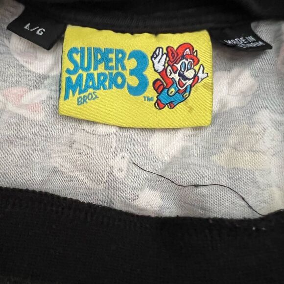 Nintendo Black T-Shirt with Colorful Character Print - Picture 2 of 3